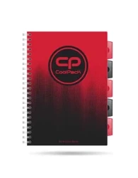 Kołozeszyt A4 100k kratka PP Coolpack gradient cranberry - PATIO