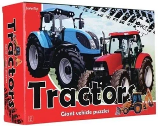 Puzzle podłogowe traktory 142el - Barbo Toys