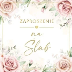 Zaproszenie Ślub (10szt) - Armin Style