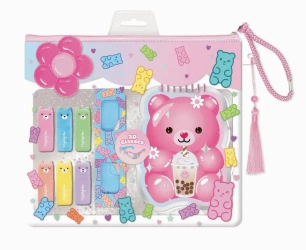 Kolorowanka + okulary 3D Miś