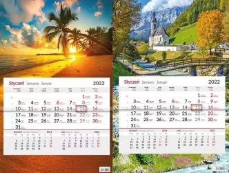 Kalendarz 2022 jednodzielny SB10 MIX - SAPT