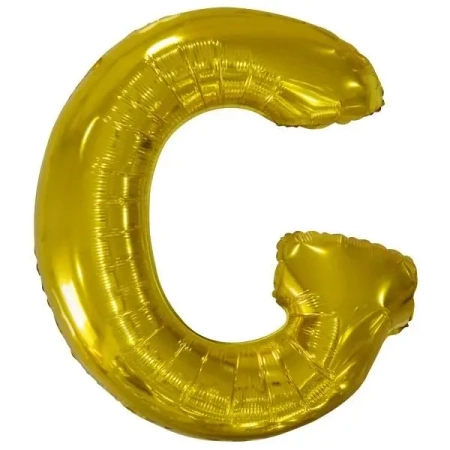 Balon foliowy litera G złota 74x86cm - Amscan