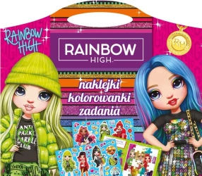 Rainbow High. Naklejki, kolorowanki, zadania - praca zbiorowa