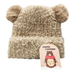 Beżowa czapka z uszami - MCD