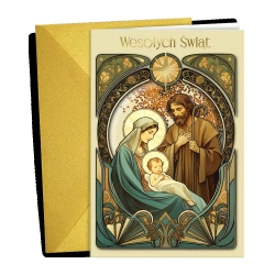 Karnet Boże Narodzenie - Polkart