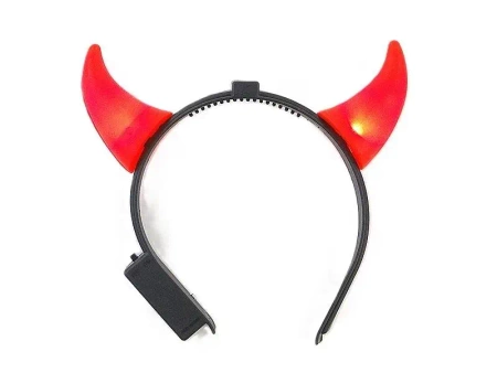 Opaska rogi diabełka ze światłem - ADAR