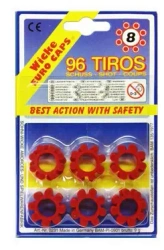 Naboje do bębenka 8-strzałowe 96szt - Gonher