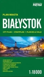 Białystok 1:18000 plan miasta PIĘTKA - praca zbiorowa