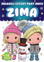Koloruj cztery pory roku. Zima - praca zbiorowa