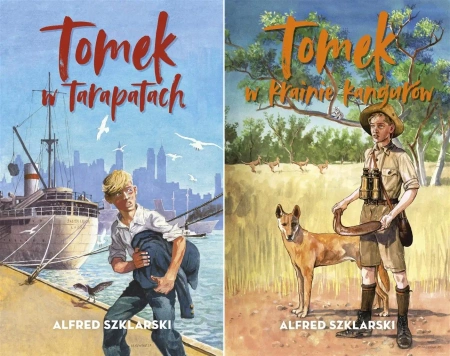 SZKLARSKI Komplet x 2 TOMEK w Krainie Kangurów / Tomek w tarapatach