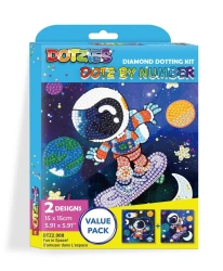 Diamond Dotz - Dotz By Number Fun In Space - Diamond Dotz