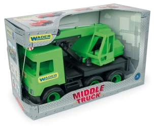 Dźwig zielony Middle Truck 32102 - Wader
