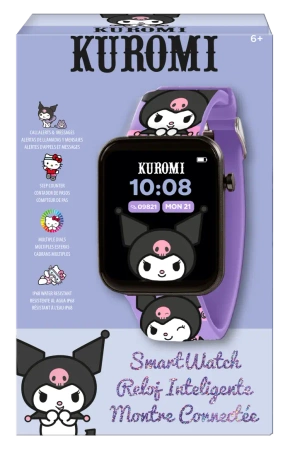 Smartwatch z Bluetooth 12 funkcji i aplikacja Kuromi KU00013 - Kids Euroswan