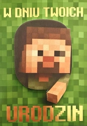 Karnet Urodziny gry komputerowe - YEKU