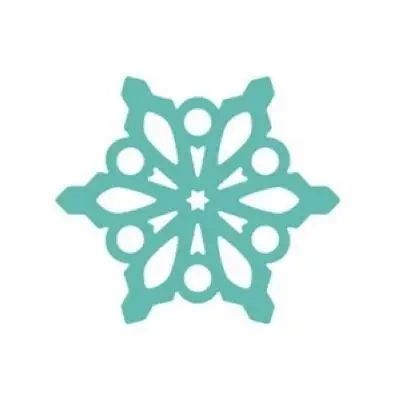 Dziurkacz ozdobny ażurowy śnieżynka 3,7cm - Dalprint dpCraft