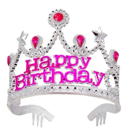 Tiara urodzinowa Happy Birthday - Widmann