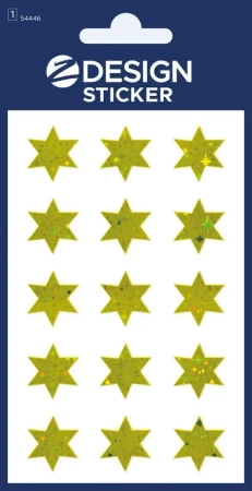 Naklejki foliowe - złote gwiazdki - Zdesign