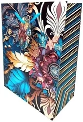 Torebka ozdobna matowa 18x23x10cm vintage GB23127 - Fresh