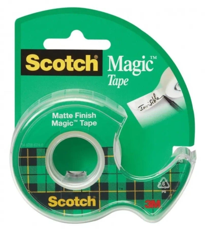 Taśma biurowa Scotch Magic matowa z dyspenserem19mm x 7,5m - 3M