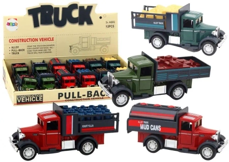 Autko dostawcze aluminiowe światło dźwięk MIX - Leantoys