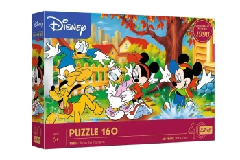 Puzzle 160 Zabawa w kałużach Disney Mickey Mouse - Trefl