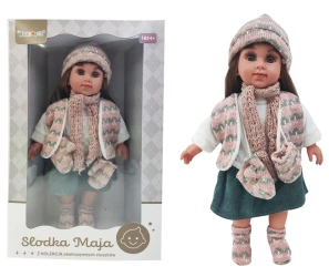 Lalka słodka Maja w zimowym stroju - Norimpex