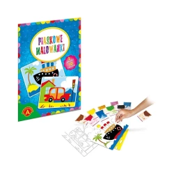 Piaskowe malowanki - Statek i Samochód ALEX - Alexander