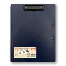 Deska z dwoma klipami i okładką A4/A3 granatowa - Penmate