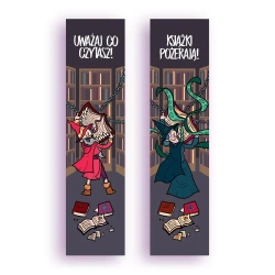 Zakładka kartonowa - Uważaj co czytasz! - Molom