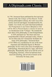 Kant's Prolegomena to any Future Metaphysics - Immanuel Kant