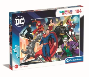 Puzzle 104 Super Kolor DC Comics - Clementoni