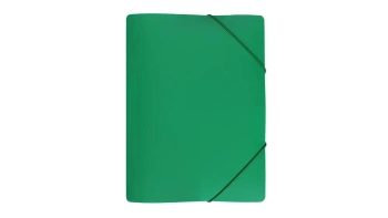 Teczka z gumką szeroka zielona - Biurfol