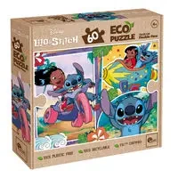 Puzzle 60 Stitch Eko dwustronne - Lisciani