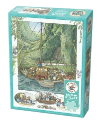 Puzzle 500 Brambly Hedge Wszyscy na pokład! 113522 - Cobble Hill