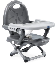 Krzesło Pocket Snack dark grey 6-36m - Chicco