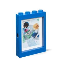 Lego ramka na zdjęcia niebieska - NHG