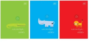 Zeszyt A4/32K linia kolorowa B&B Kids (10szt) - INTERDRUK