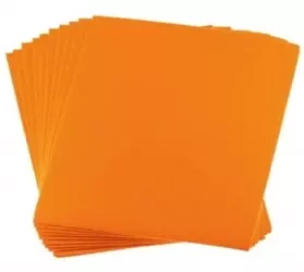 Filc A4 pomarańczowy 1mm 10szt - Brewis