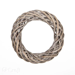Wianek wiklynowy szary 25cm - Dalprint dpCraft
