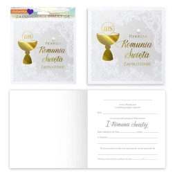Zaproszenie Komunia 5szt - Kukartka
