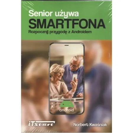 Senior używa smartfona - Norbert Kwaśniak