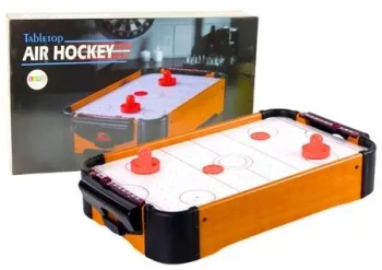 Stół do gry w hockeya drewniany światło dźwięk - Leantoys