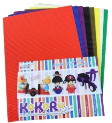 Tektura falista A4 8 arkuszy mix trend - Alfa Pastello