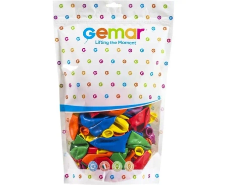 Balony pastelowe różnokolorowe 25,4cm 50szt - Godan