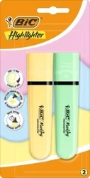 Zakreślacz Highlighter żółty i zielony 2szt - BIC