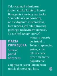 Śmierć przed obrazem. O sztuce, starości i... - Maria Poprzęcka