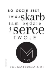 Magnes na lodówkę - Bo gdzie jest twój skarb - Szaron