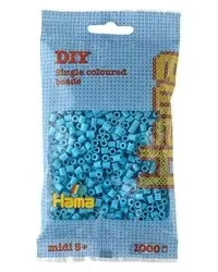 Hama Midi Koraliki w woreczku 1000 lazurowe