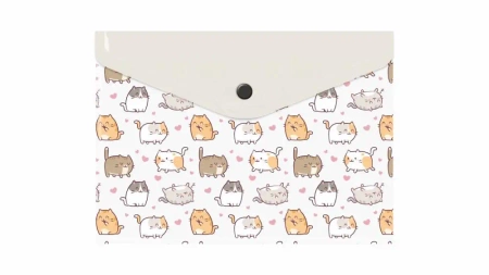 Teczka koperta A5 pp z nadrukiem kittens - BIURFOL
