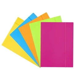 Teczka z gumką A4 Fluo MIX - Office